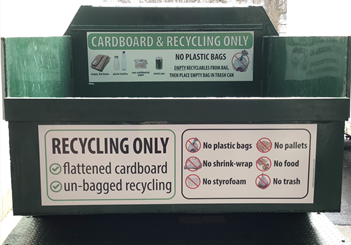 How to recycle labels for compactors