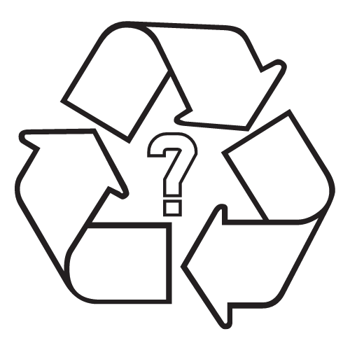 Raising Recycling Awareness Recycle Symbol Question Logo