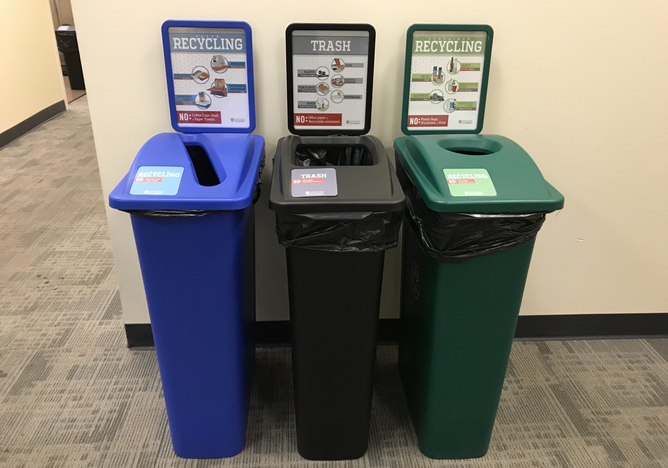 waste recycling containers