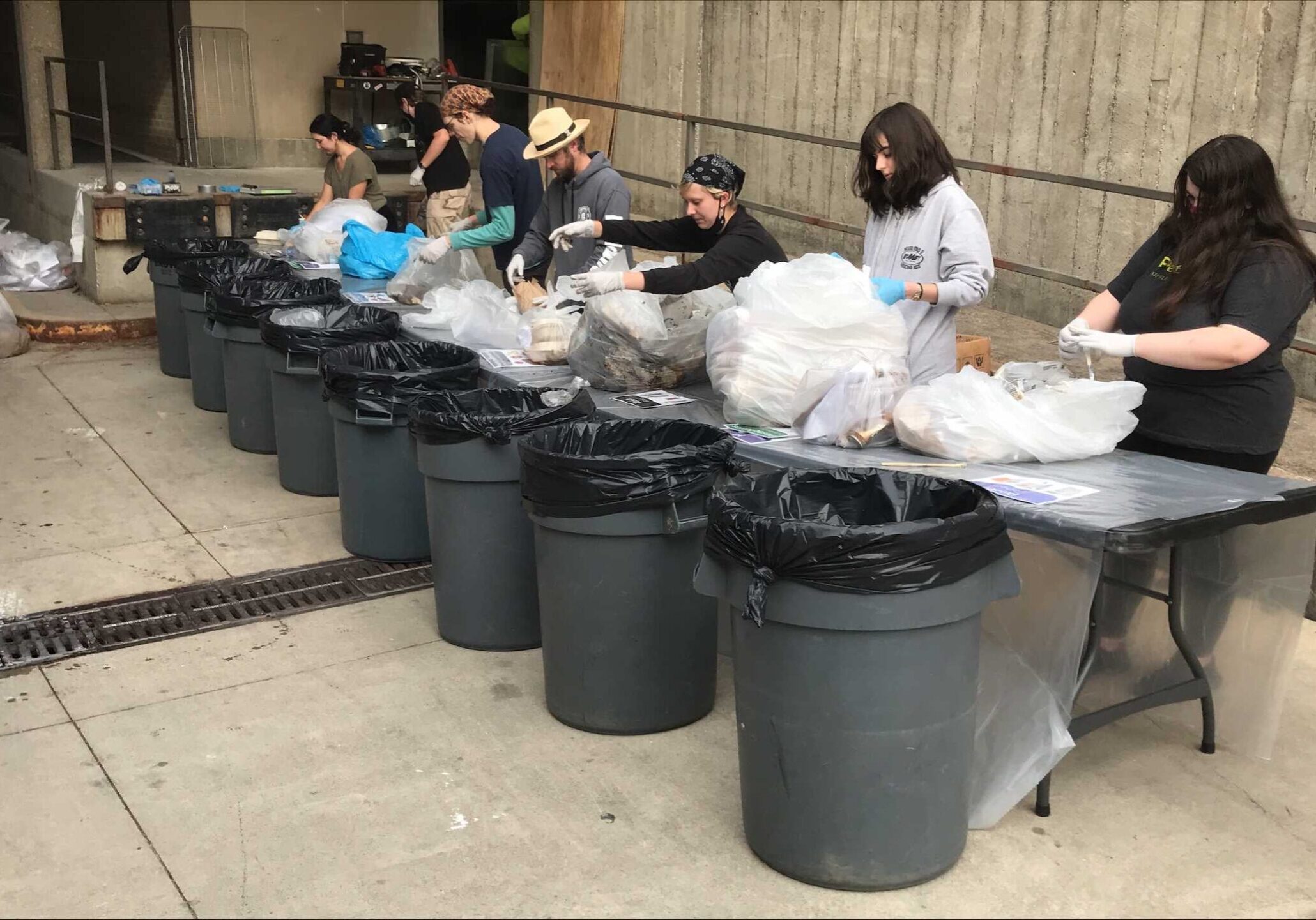 campus zero waste audit waste characterization study